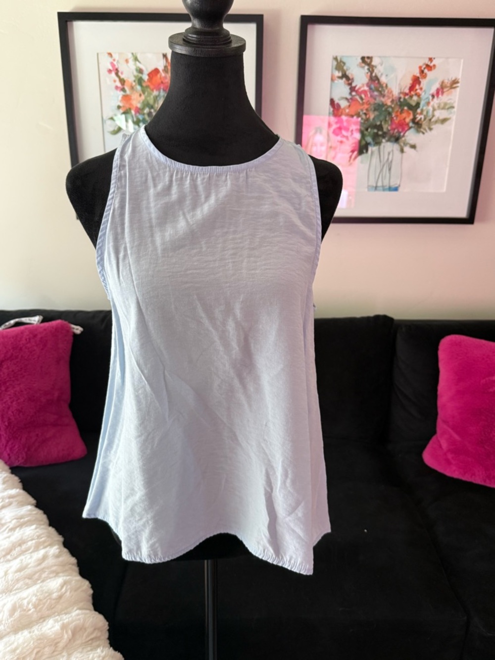 Forever 21 Pale Blue Tank Top